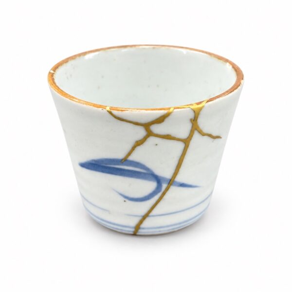 江戸期蕎麦猪口に金継ぎ ※作品展展示商品